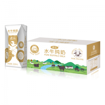 左江水牛纯牛奶210ml*10盒/箱-sdbspq