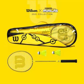 Wilson小黄人联名羽毛球拍（双拍）WR065310F2