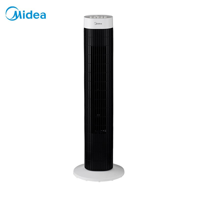 美的（Midea） FZA10WA  电风扇 大风量轻柔风感轻音噪广角送风3档风量定时占地小落地扇塔扇 白色