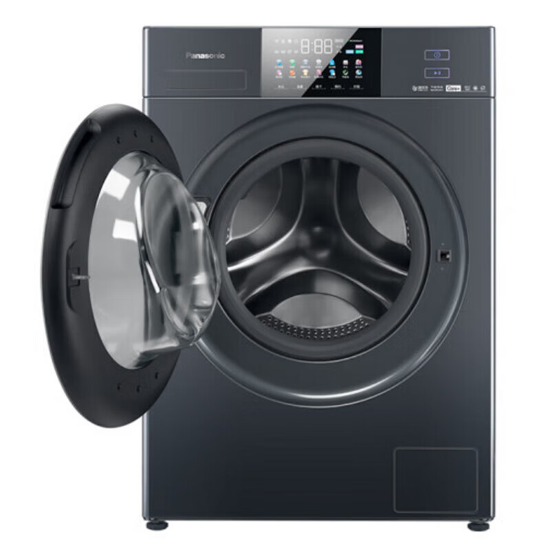 松下（Panasonic） XQG100-EG186  洗烘一体滚筒洗衣机触控彩屏智能投放系统光动银除菌除屑烘技术纳诺怡护理 10公斤