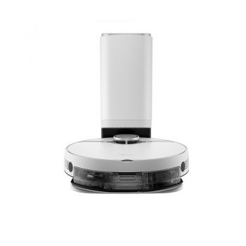 美的（Midea）S8+白 自动集尘扫拖机器人（极光白）激光导航 电解水除菌 震动拖擦 S8+白