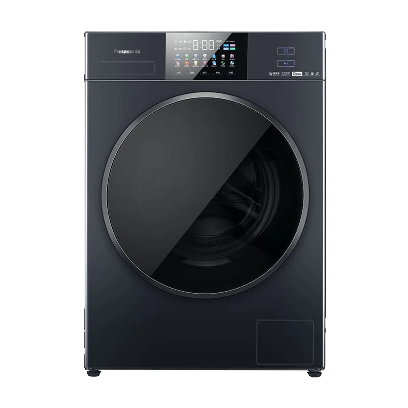 松下（Panasonic） XQG100-EA187  10公斤洗烘一体滚筒洗衣机触控彩屏智能投放系统光动银除菌除屑烘技术纳诺怡护理